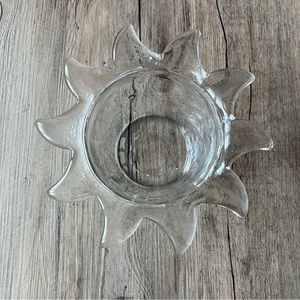 Sun Rays Glass Vase